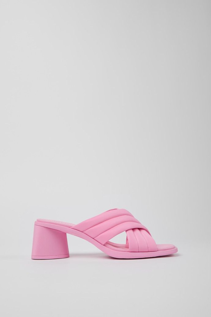 Camper Sandalias | Sandalia Con Tira Cruzada De Tejido Para Mujer