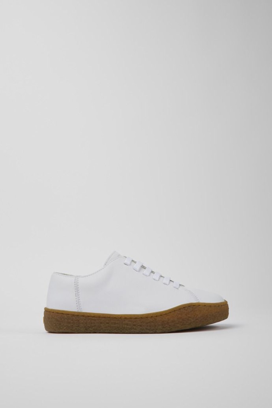 Camper Zapatos Casual | Zapatos Blancos De Piel Para Mujer