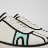 Camper Zapatillas | Sneaker De Tejido Blanca Para Hombre