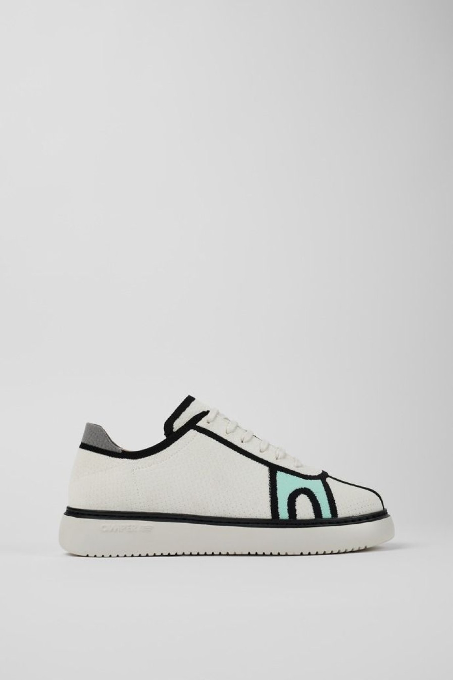 Camper Zapatillas | Sneaker De Tejido Blanca Para Hombre