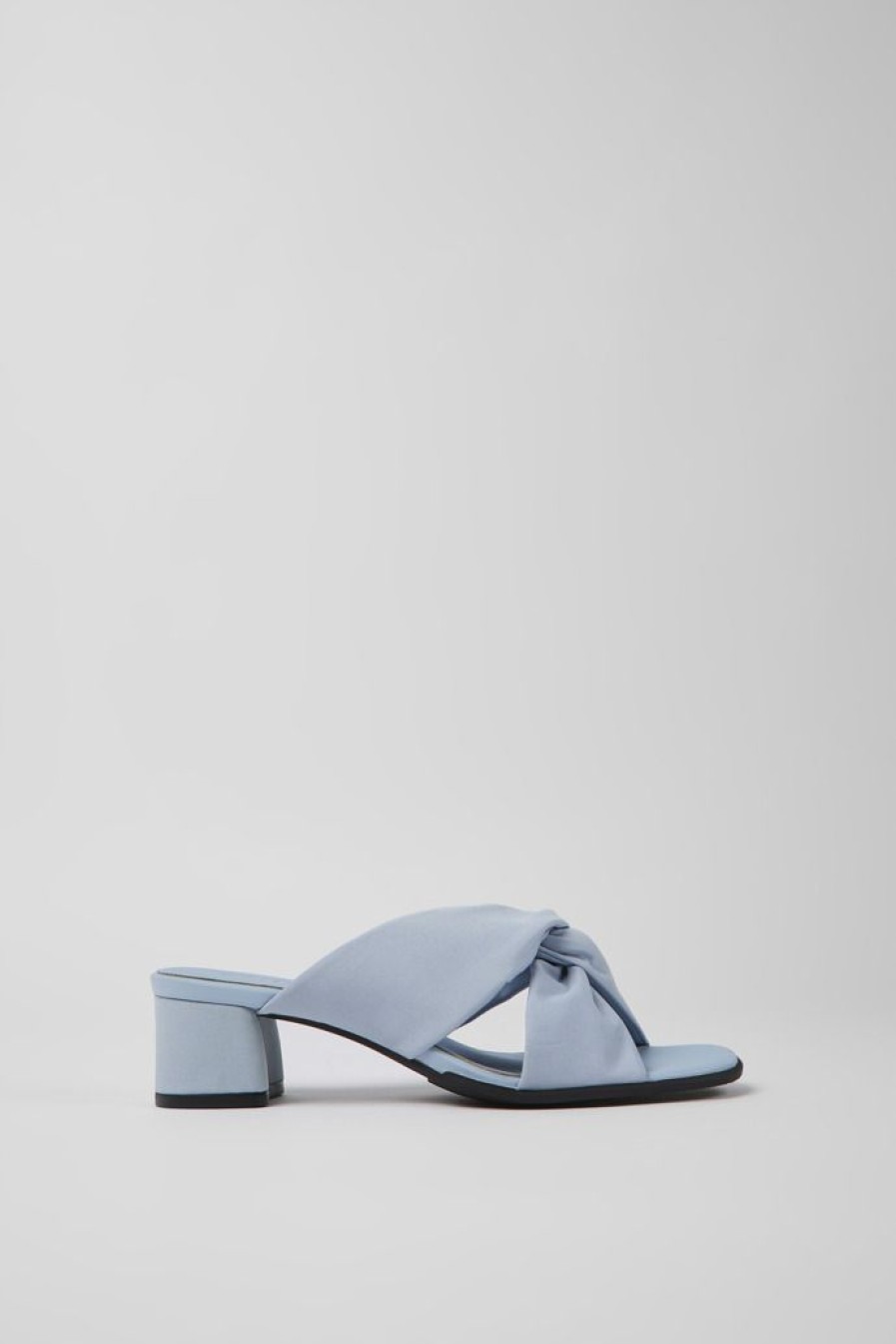 Camper Sandalias | Sandalias Azules De Tejido Para Mujer