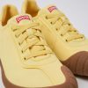 Camper Zapatillas | Sneakers Amarillas De Tejido Para Mujer