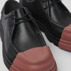 Camper Zapatos De Vestir | Mocasin De Piel Negro Para Mujer