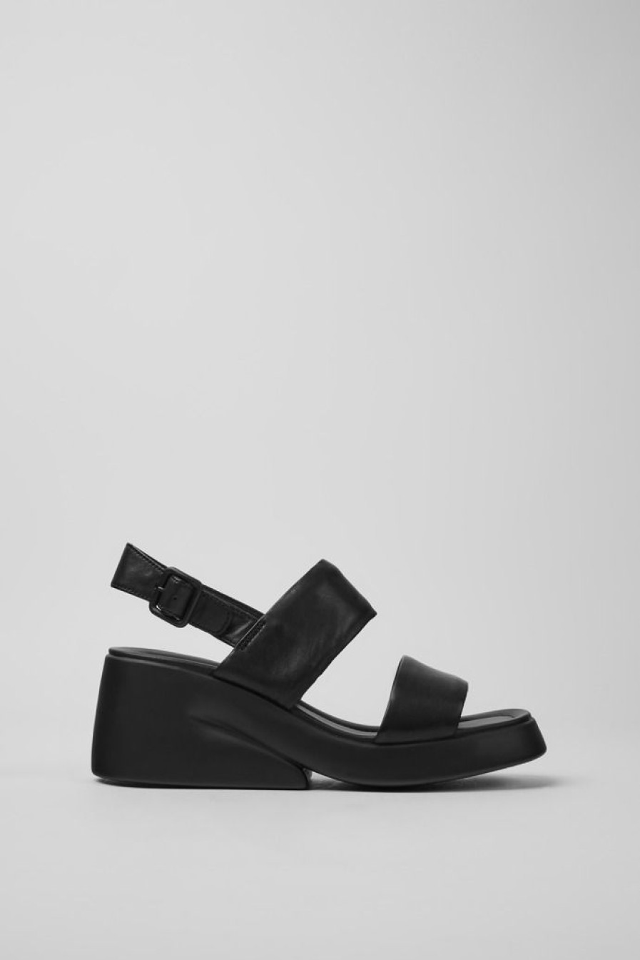 Camper Sandalias | Sandalias De Piel Negras Para Mujer