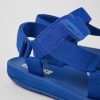 Camper Sandalias | Sandalia De Tejido Azul Para Hombre