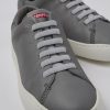 Camper Zapatillas | Sneaker De Piel Gris Para Mujer