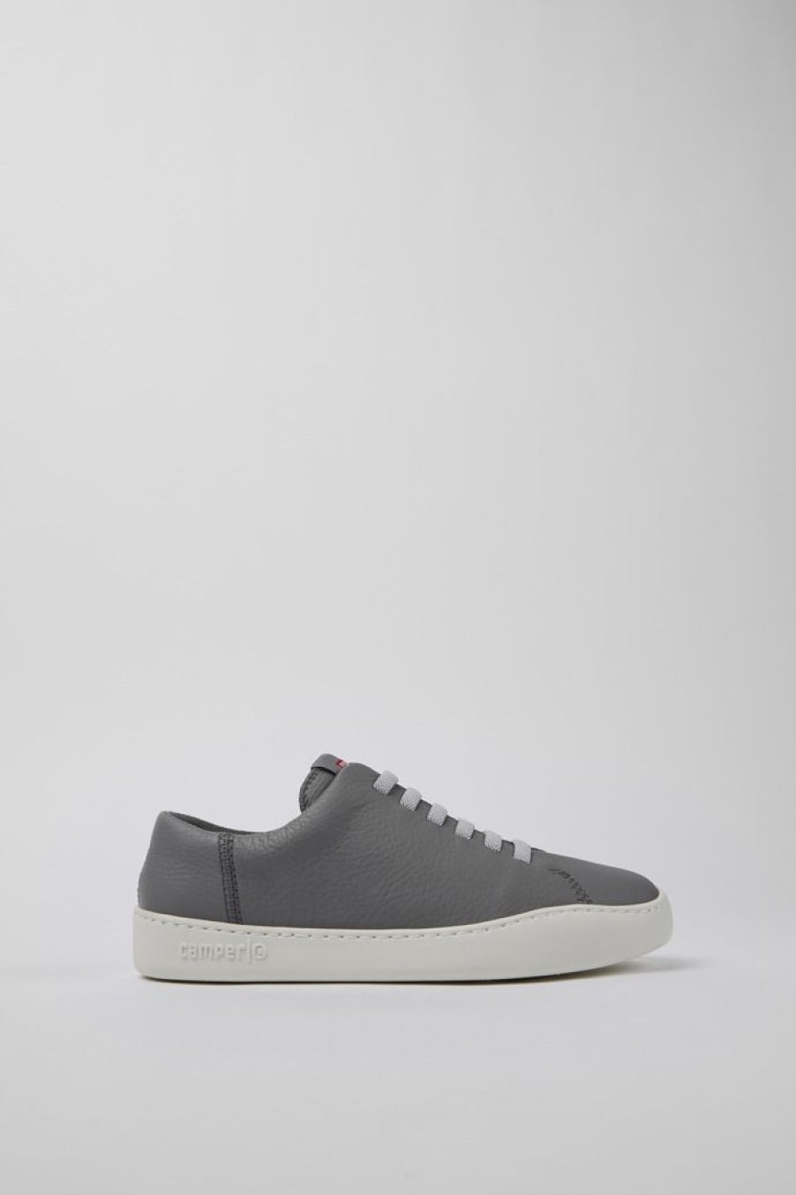 Camper Zapatillas | Sneaker De Piel Gris Para Mujer