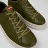 Camper Zapatillas | Sneaker De Piel Verde Para Hombre