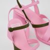 Camper Sandalias | Zapatos Sin Talon Ni Puntera De Piel Para Mujer