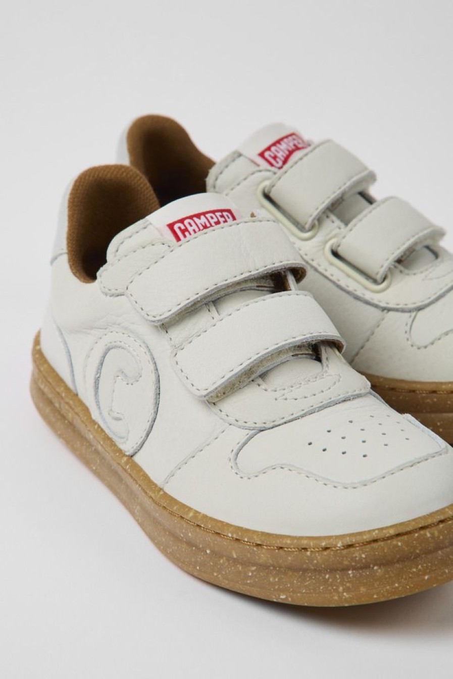 Camper Zapatillas | Sneakers De Piel Sin Tenir Blancas