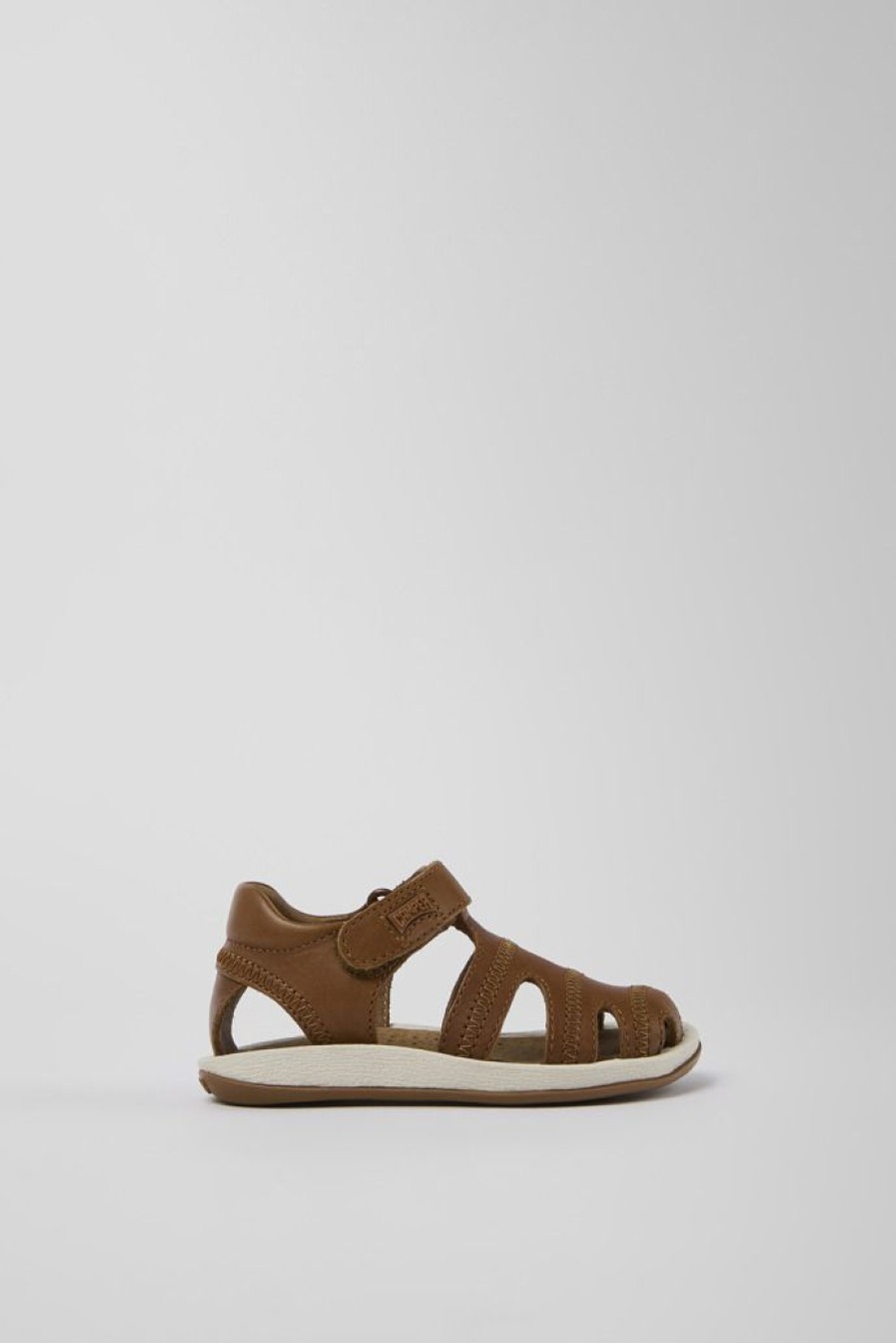 Camper Sandalias | Sandalia De Piel Marron