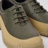 Camper Zapatos De Vestir | Zapatos Verdes Y Beige Para Hombre