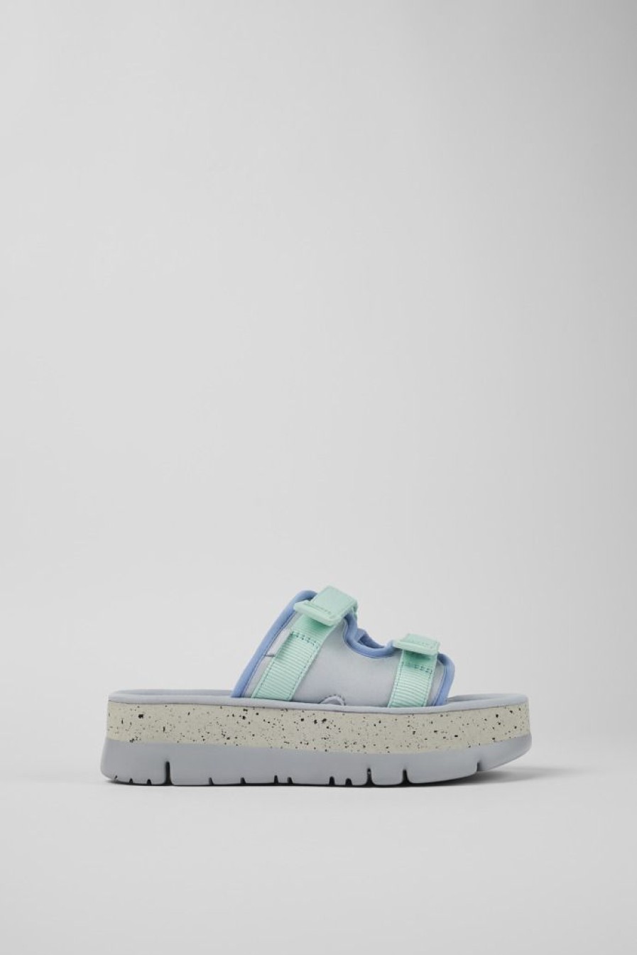 Camper Sandalias | Chancla De Tejido Multicolor Para Mujer