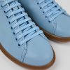 Camper Zapatillas | Sneaker De Piel Azul Para Mujer