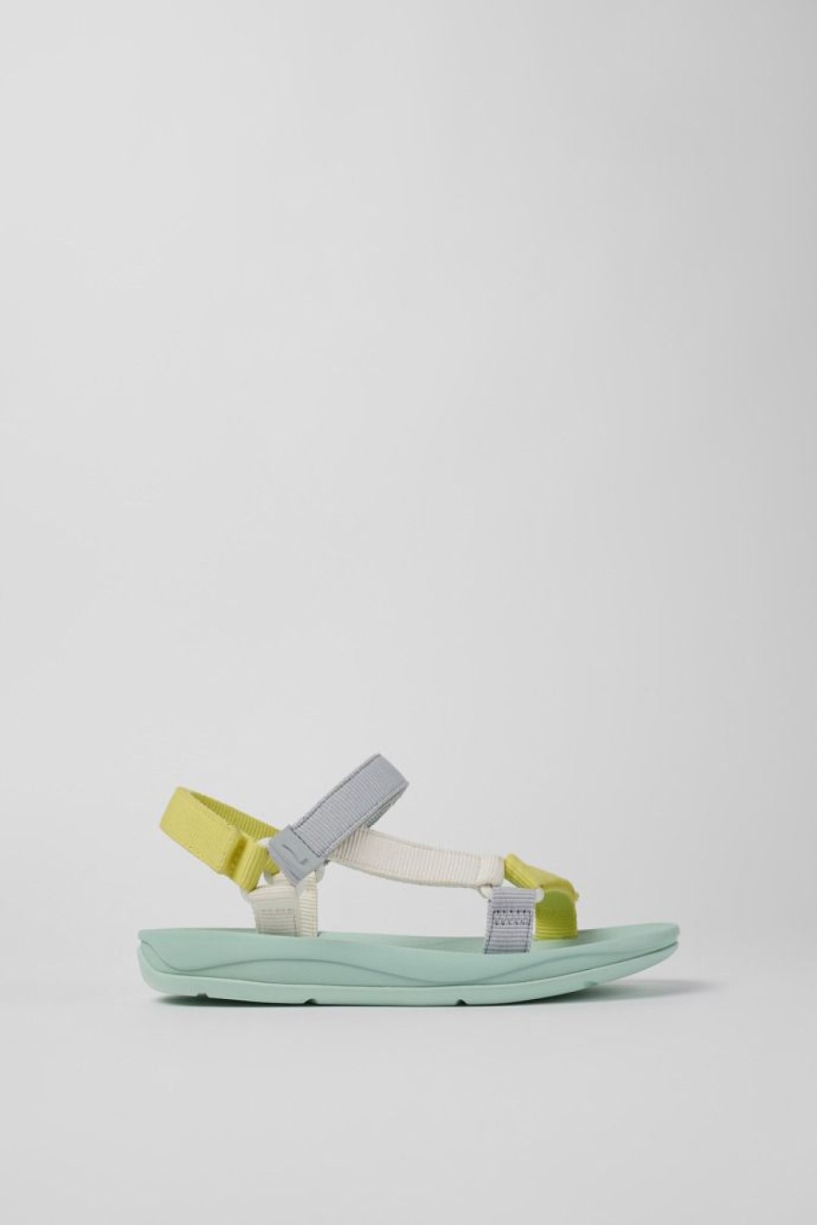 Camper Sandalias | Sandalia De Tejido Multicolor Para Mujer