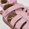 Camper Sandalias | Sandalia De Piel Rosa