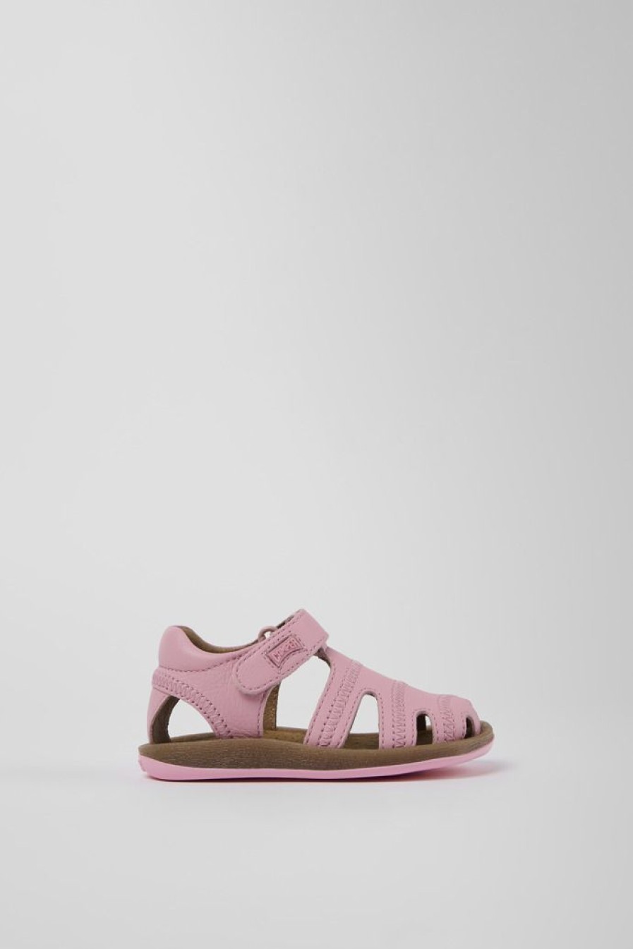 Camper Sandalias | Sandalia De Piel Rosa