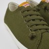 Camper Zapatillas | Sneaker De Tejido Verde Para Mujer