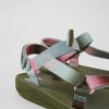 Camper Sandalias | Sandalia De Tejido Multicolor Para Mujer