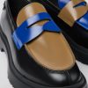 Camper Zapatos De Vestir | Mocasin De Piel Multicolor Para Hombre