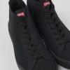 Camper Zapatillas | Sneakers Negras De Punto De Una Pieza Para Mujer