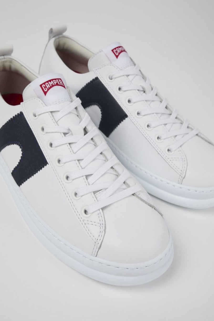 Camper Zapatillas | Sneaker De Piel Blanca Para Hombre