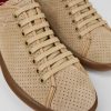 Camper Zapatillas | Sneaker De Nobuk/Piel Beige Para Mujer