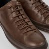 Camper Zapatos Casual | Zapato Marron Con Cordones Para Hombre