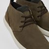 Camper Botines | Sneakers Verdes De Nobuk Para Hombre