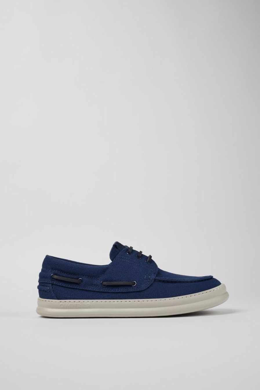 Camper Zapatos Casual | Nautico De Tejido Azul Para Hombre