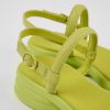 Camper Sandalias | Sandalias Verdes De Piel Para Mujer