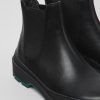 Camper Botines | Botines Negros De Piel Para Hombre