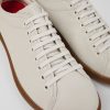 Camper Zapatillas | Sneaker De Piel Blanca Para Hombre