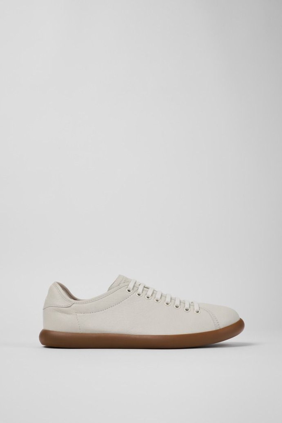 Camper Zapatillas | Sneaker De Piel Blanca Para Hombre