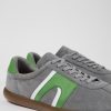 Camper Zapatillas | Sneaker De Nobuk/Piel Gris Para Hombre