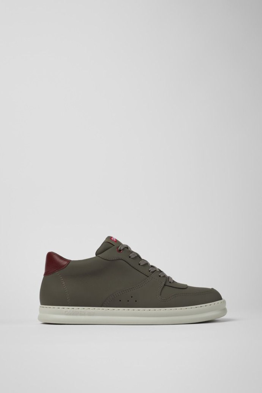 Camper Zapatillas | Botines Marron Grisaceo Para Hombre