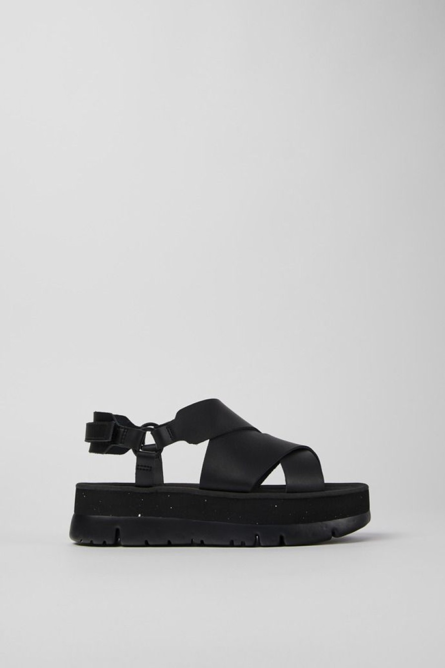 Camper Sandalias | Sandalias De Piel Negras Para Mujer