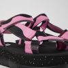 Camper Sandalias | Sandalia De Tejido Multicolor Para Mujer