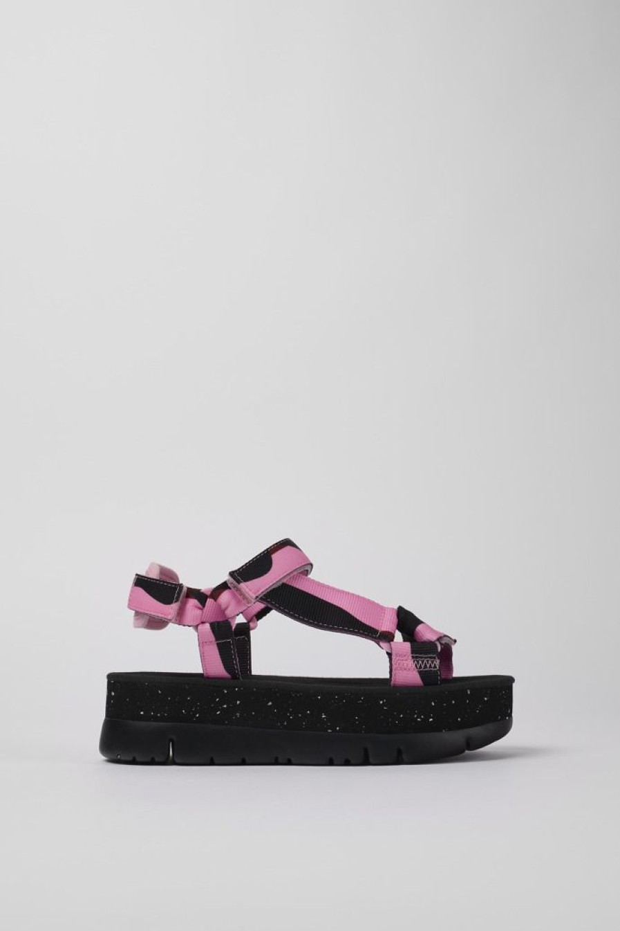 Camper Sandalias | Sandalia De Tejido Multicolor Para Mujer