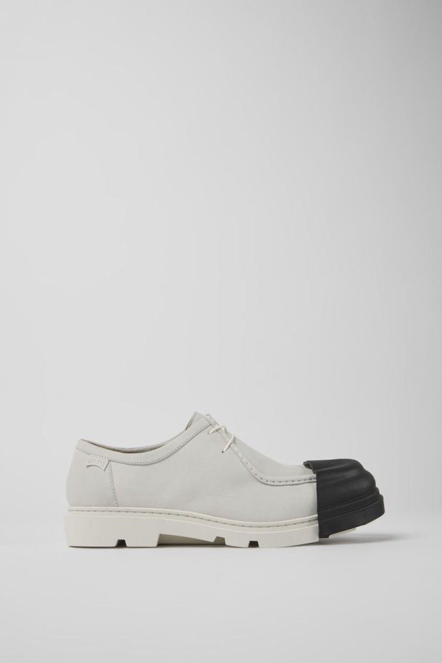 Camper Zapatos De Vestir | Zapatos Blancos De Piel Sin Tenir Para Hombre