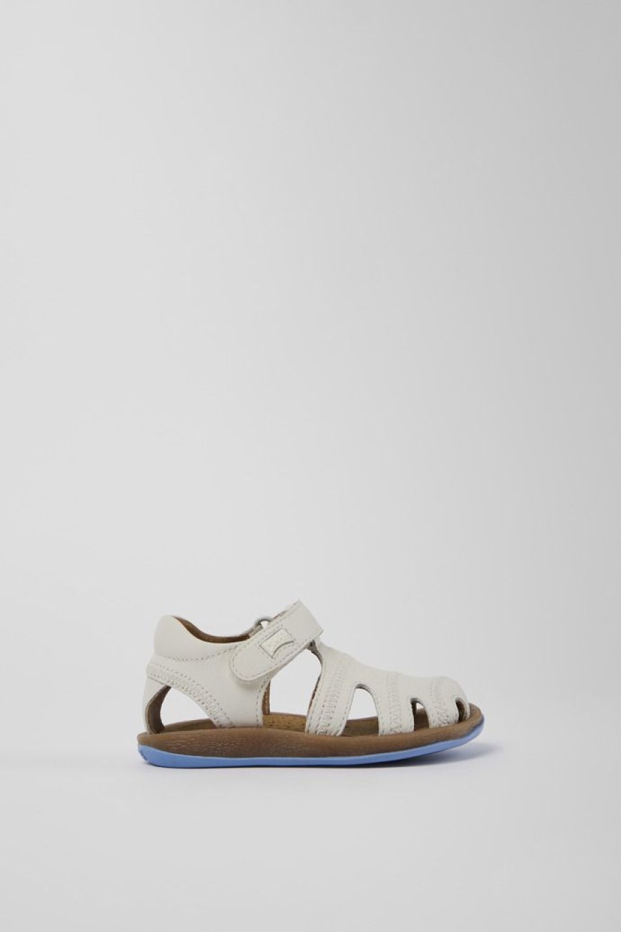 Camper Sandalias | Sandalia De Piel Blanca