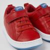 Camper Zapatillas | Sneakers Rojas De Piel Para Ninos