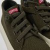 Camper Zapatos De Cordones | Sneakers Verdes De Tejido Para Ninos
