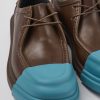 Camper Zapatos De Vestir | Zapatos Marrones De Piel Responsable Para Mujer