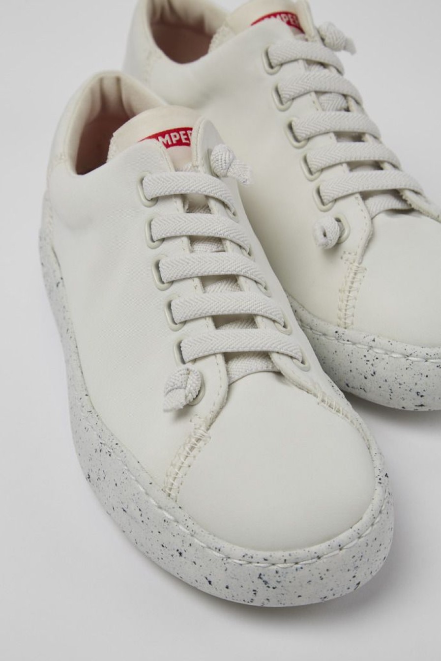 Camper Zapatillas | Sneaker De Tejido Blanca Para Mujer