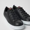 Camper Zapatillas | Sneakers Negras De Piel Para Hombre