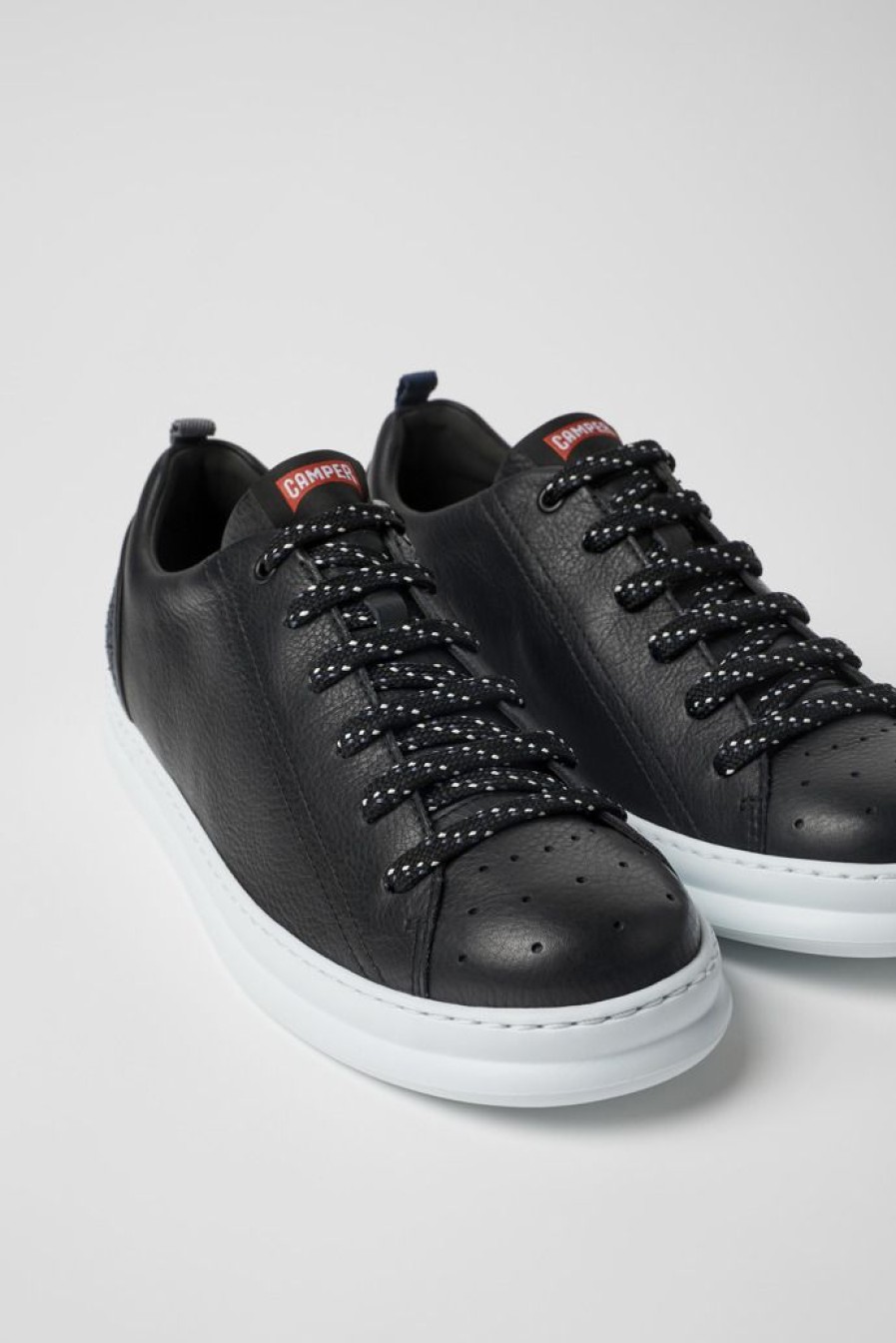 Camper Zapatillas | Sneakers Negras De Piel Para Hombre