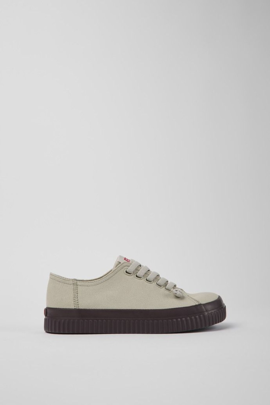 Camper Zapatillas | Sneakers Grises De Algodon Reciclado Para Mujer