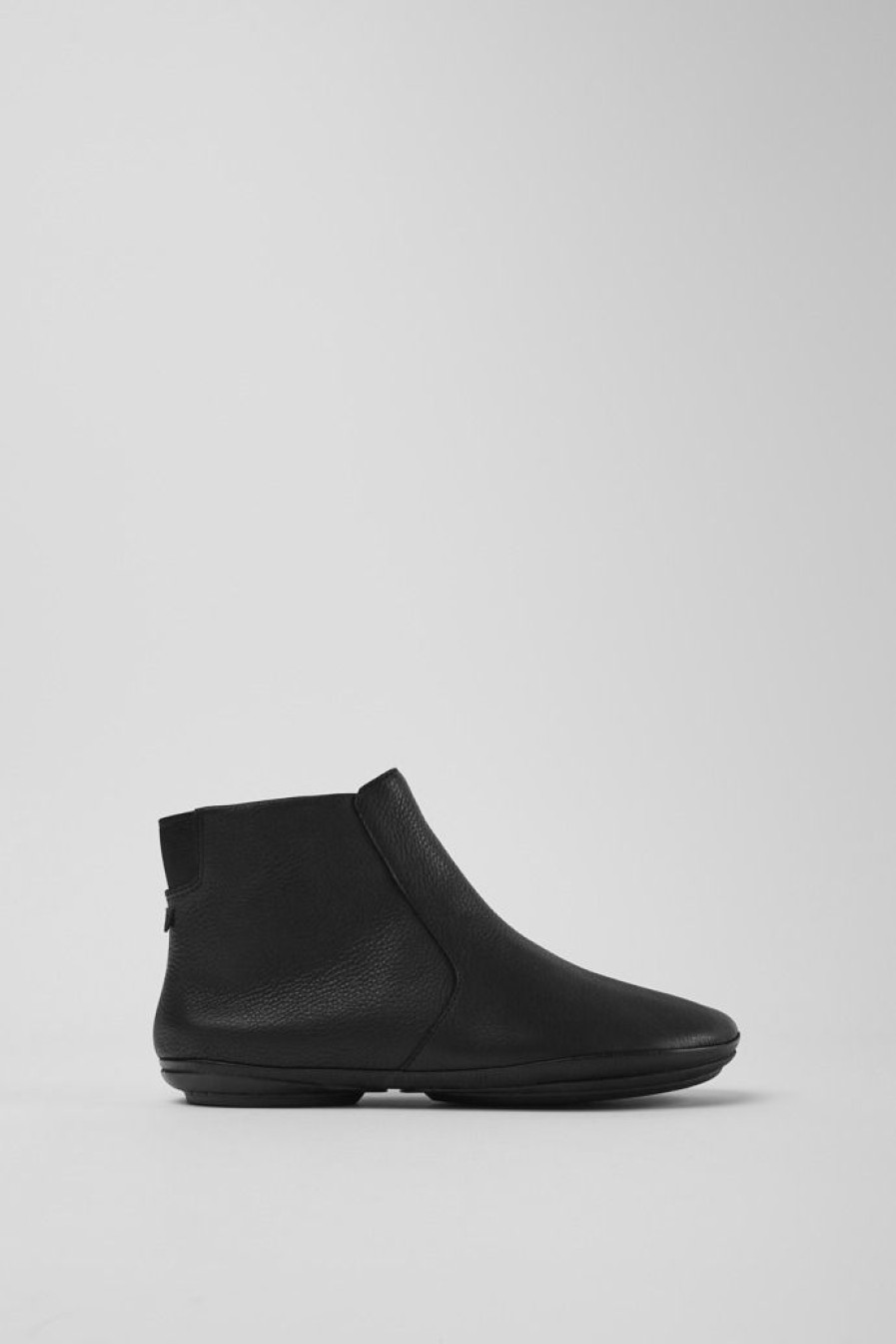 Camper Zapatos Planos | Botin Negro Para Mujer