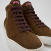 Camper Zapatillas | Sneakers Marrones De Nobuk Para Mujer